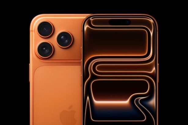 A front and back view of two iPhone 17 Pro devices.