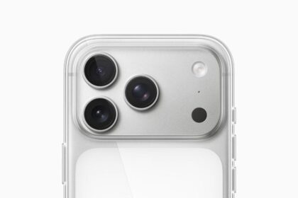 iPhone 17 Pro shown in a Clear Case.