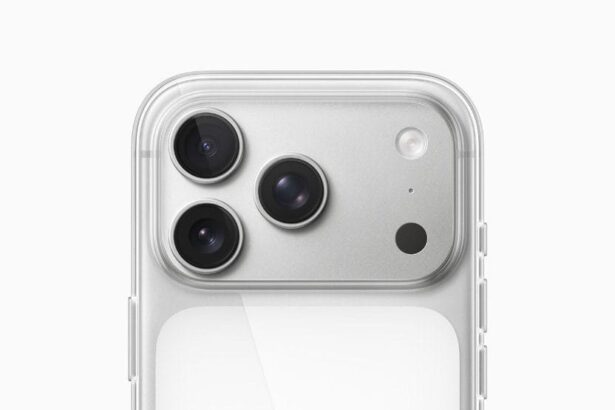 iPhone 17 Pro shown in a Clear Case.