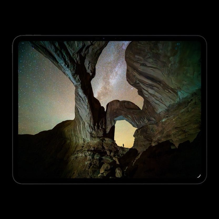 The Ultra Retina XDR display on the iPad Pro.