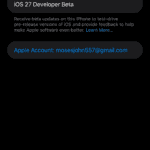 How to stop receiving iOS 27 beta updates on iPhone