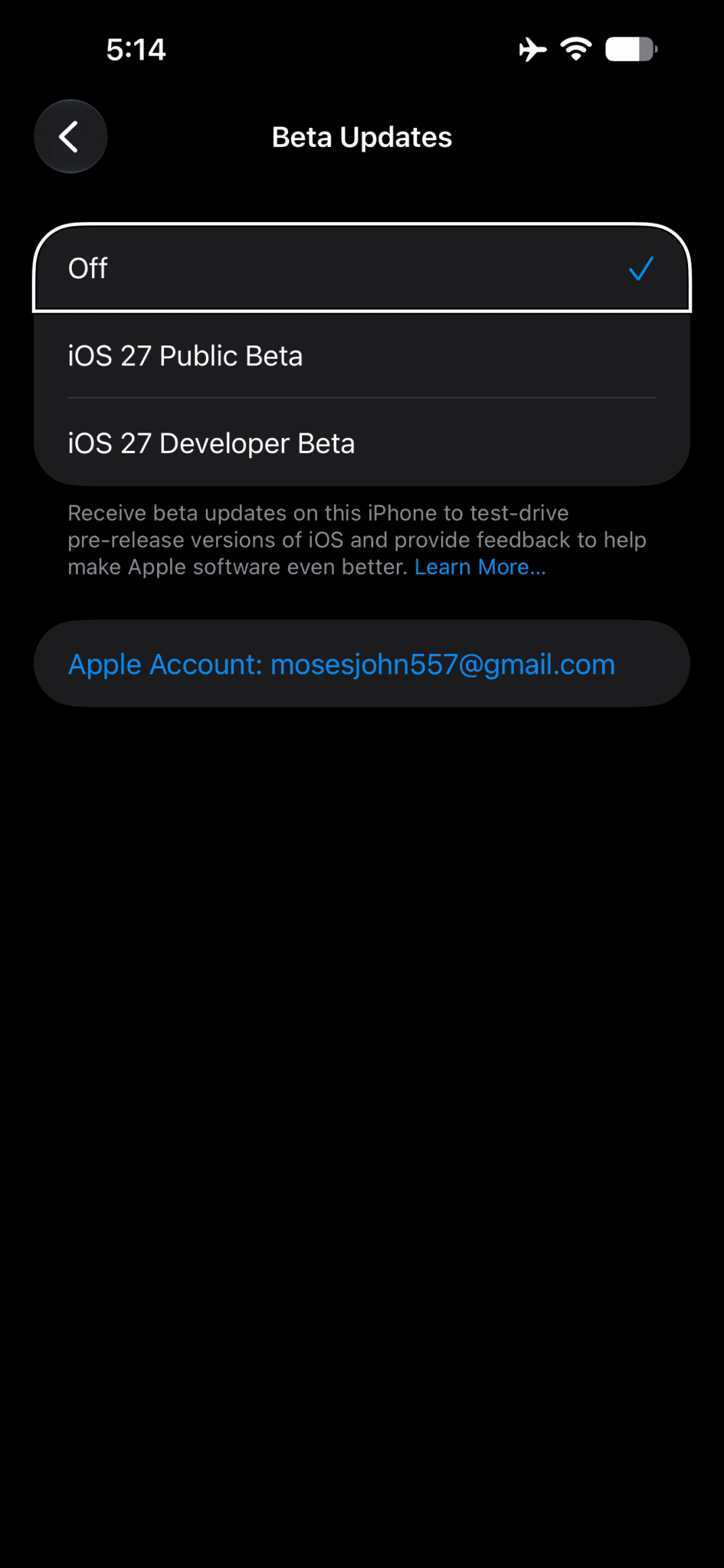 How to stop receiving iOS 27 beta updates on iPhone