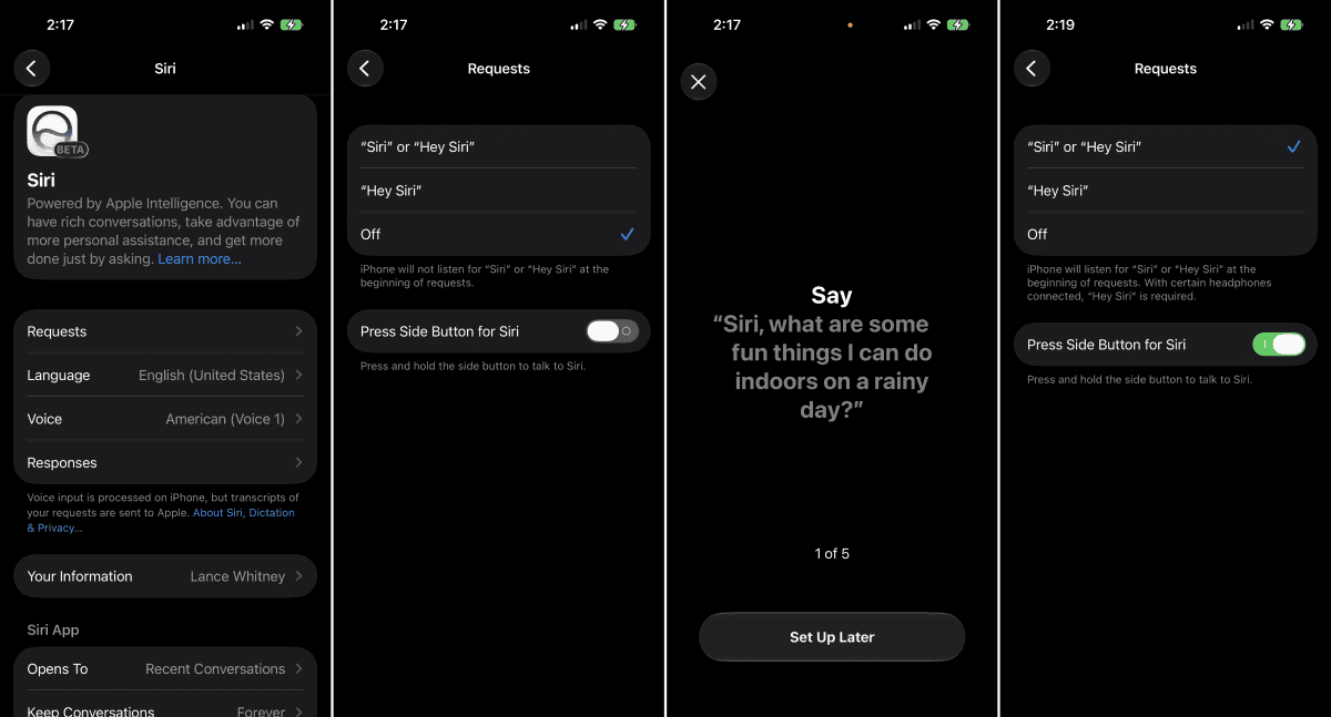 iOS 27 Set Up Siri for Voice