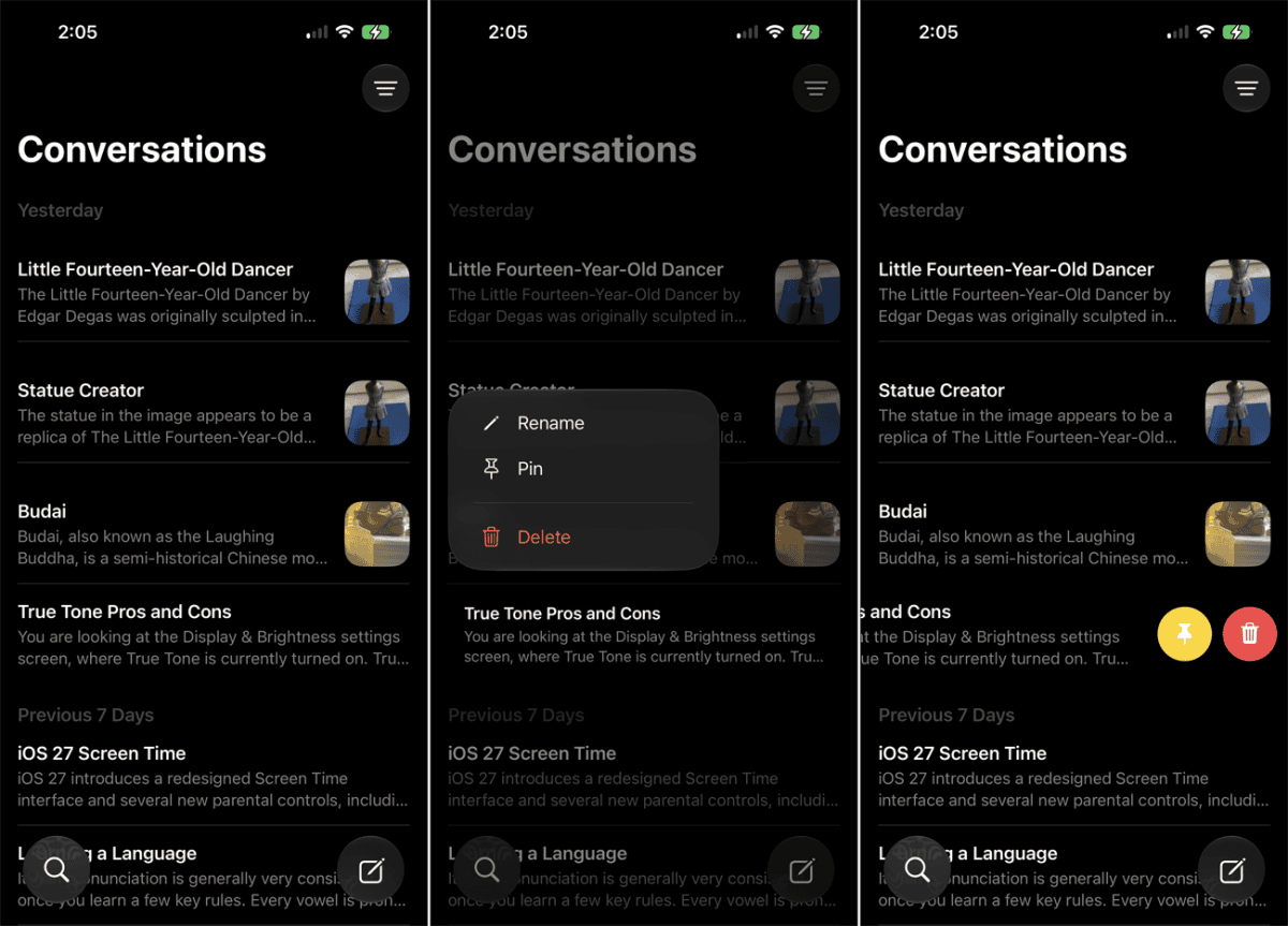 Review and Manage Your Conversations