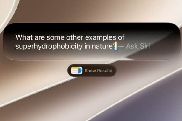 iOS 27 ask siri prompt on an iphone screen