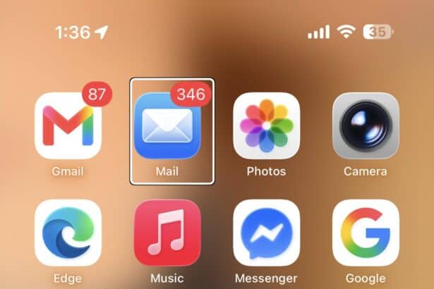 iPhone homescreen screenshot